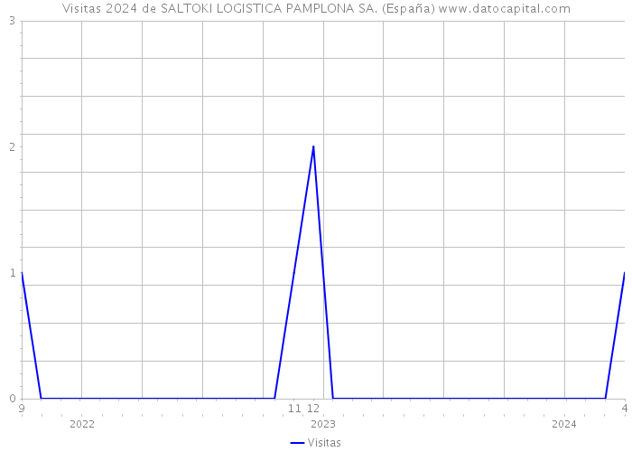 Visitas 2024 de SALTOKI LOGISTICA PAMPLONA SA. (España) 