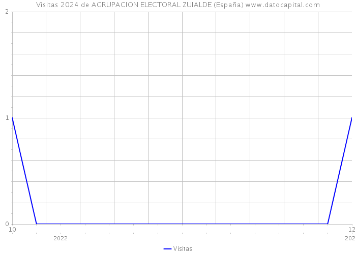 Visitas 2024 de AGRUPACION ELECTORAL ZUIALDE (España) 