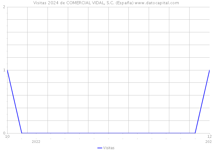 Visitas 2024 de COMERCIAL VIDAL, S.C. (España) 