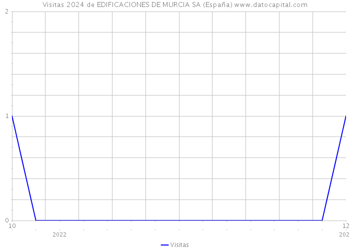 Visitas 2024 de EDIFICACIONES DE MURCIA SA (España) 