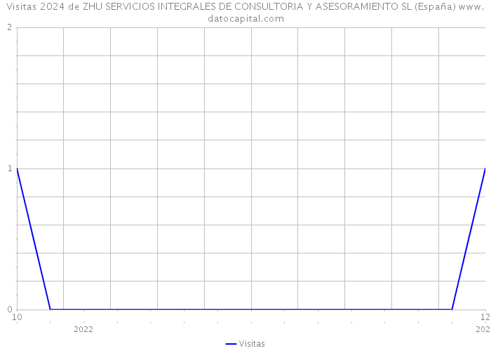 Visitas 2024 de ZHU SERVICIOS INTEGRALES DE CONSULTORIA Y ASESORAMIENTO SL (España) 