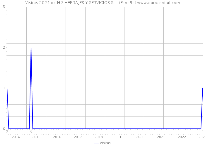 Visitas 2024 de H S HERRAJES Y SERVICIOS S.L. (España) 