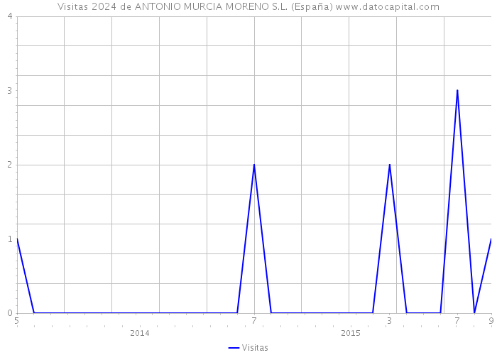 Visitas 2024 de ANTONIO MURCIA MORENO S.L. (España) 