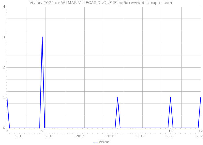 Visitas 2024 de WILMAR VILLEGAS DUQUE (España) 