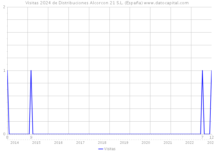 Visitas 2024 de Distribuciones Alcorcon 21 S.L. (España) 