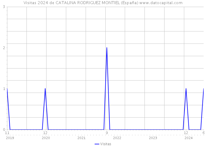 Visitas 2024 de CATALINA RODRIGUEZ MONTIEL (España) 