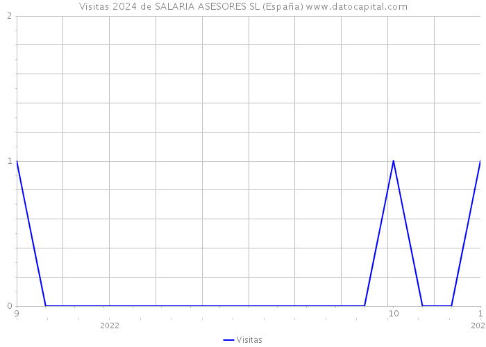 Visitas 2024 de SALARIA ASESORES SL (España) 