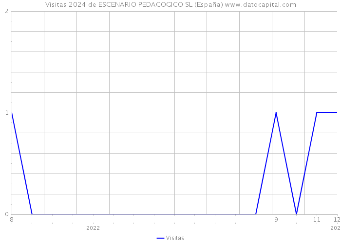 Visitas 2024 de ESCENARIO PEDAGOGICO SL (España) 