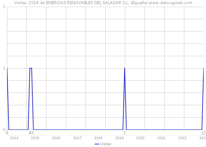 Visitas 2024 de ENERGIAS RENOVABLES DEL SALADAR S.L. (España) 