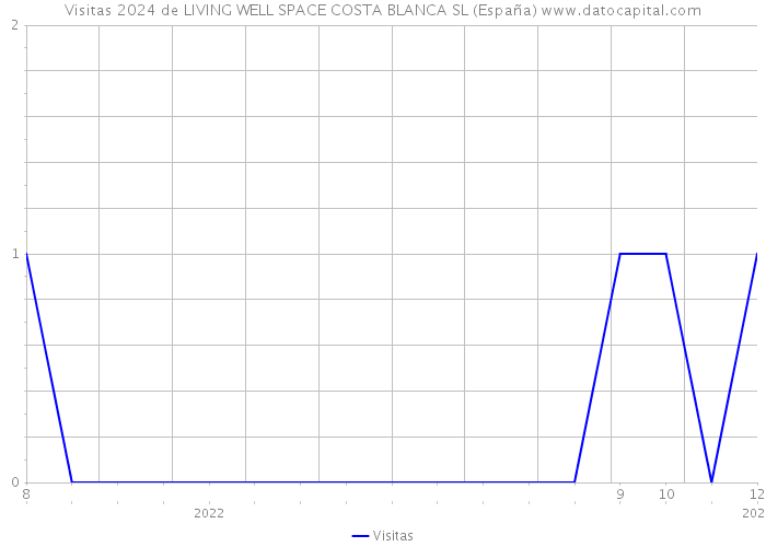 Visitas 2024 de LIVING WELL SPACE COSTA BLANCA SL (España) 