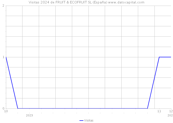 Visitas 2024 de FRUIT & ECOFRUIT SL (España) 