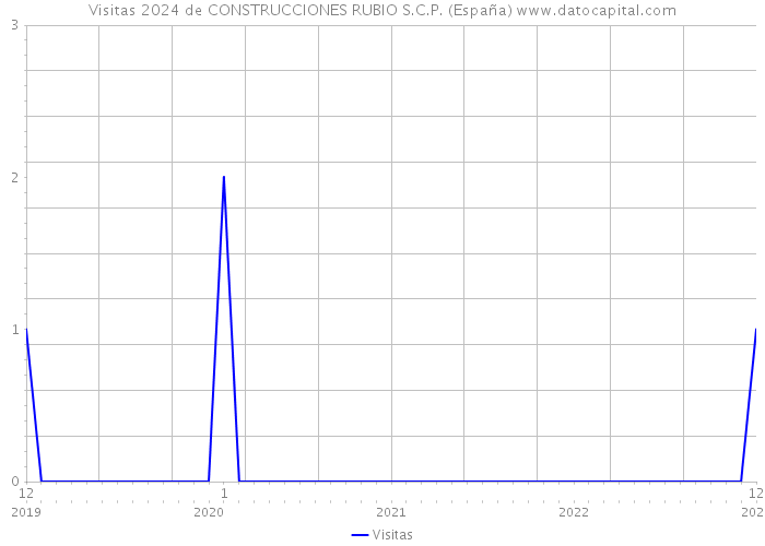 Visitas 2024 de CONSTRUCCIONES RUBIO S.C.P. (España) 