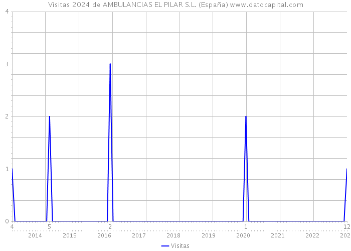Visitas 2024 de AMBULANCIAS EL PILAR S.L. (España) 