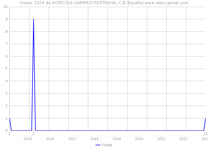 Visitas 2024 de AGRÍCOLA GARRIDO PASTRANA, C.B (España) 