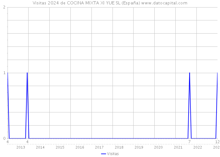 Visitas 2024 de COCINA MIXTA XI YUE SL (España) 