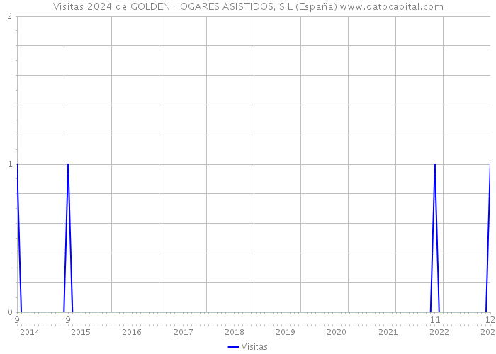 Visitas 2024 de GOLDEN HOGARES ASISTIDOS, S.L (España) 