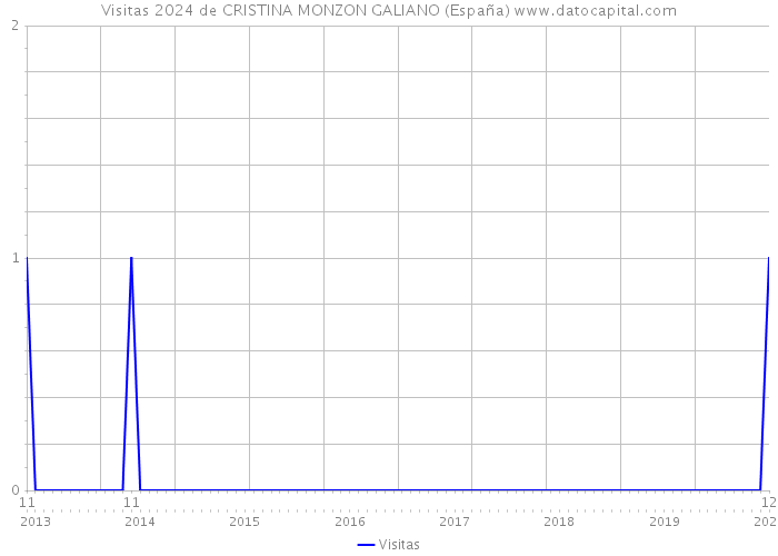 Visitas 2024 de CRISTINA MONZON GALIANO (España) 