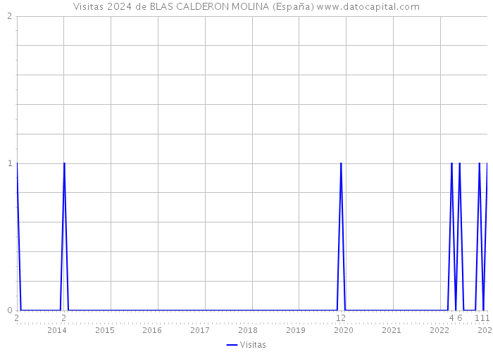 Visitas 2024 de BLAS CALDERON MOLINA (España) 