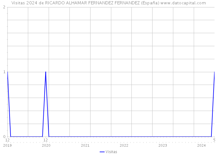 Visitas 2024 de RICARDO ALHAMAR FERNANDEZ FERNANDEZ (España) 