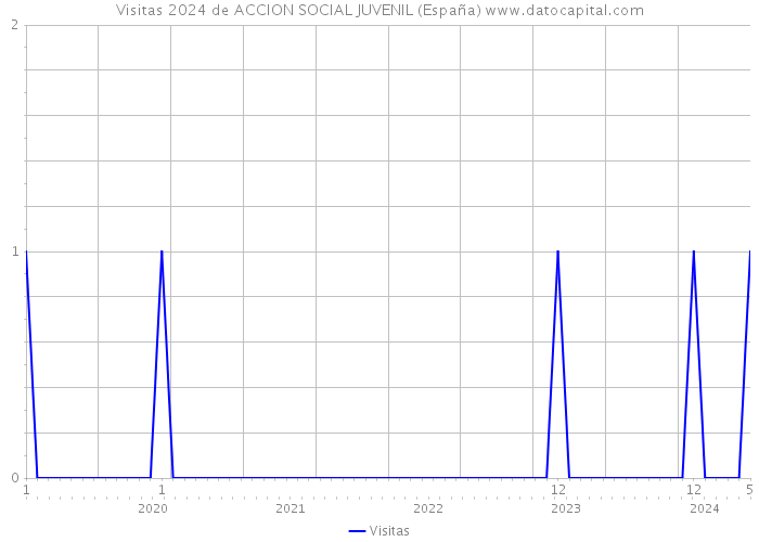 Visitas 2024 de ACCION SOCIAL JUVENIL (España) 