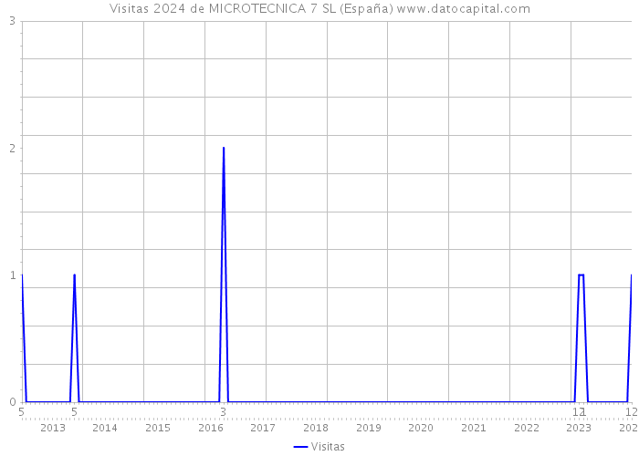 Visitas 2024 de MICROTECNICA 7 SL (España) 