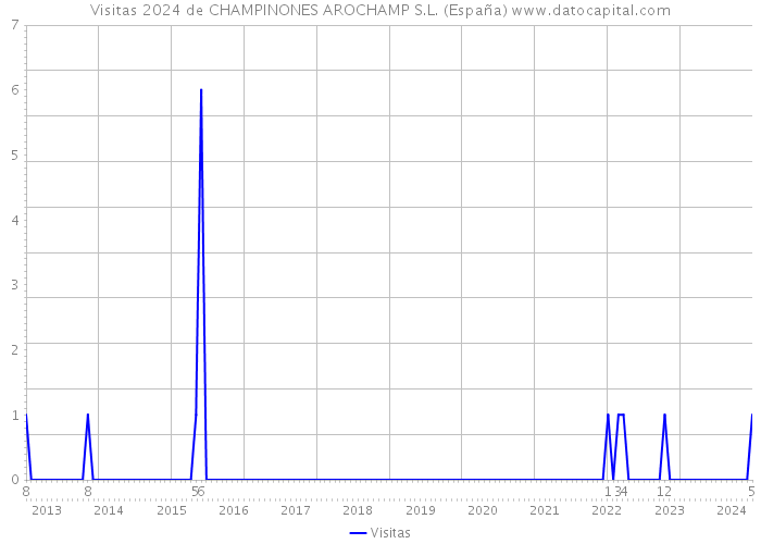 Visitas 2024 de CHAMPINONES AROCHAMP S.L. (España) 