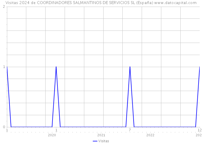 Visitas 2024 de COORDINADORES SALMANTINOS DE SERVICIOS SL (España) 