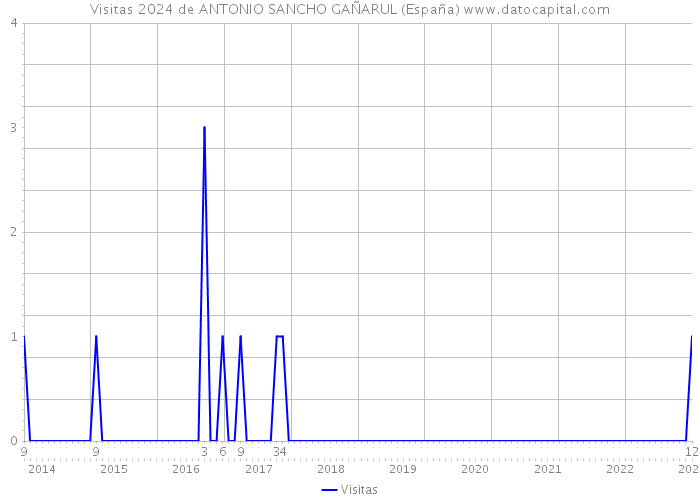 Visitas 2024 de ANTONIO SANCHO GAÑARUL (España) 