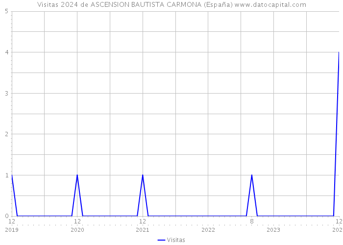 Visitas 2024 de ASCENSION BAUTISTA CARMONA (España) 
