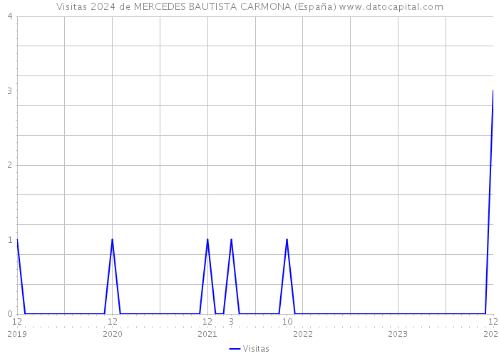 Visitas 2024 de MERCEDES BAUTISTA CARMONA (España) 