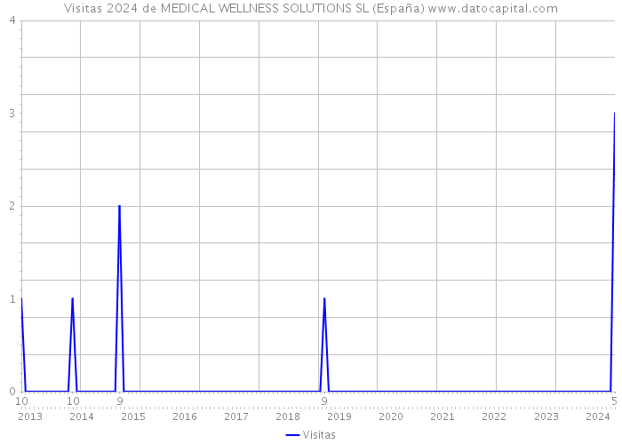 Visitas 2024 de MEDICAL WELLNESS SOLUTIONS SL (España) 