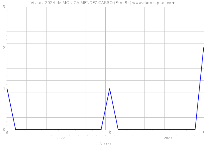 Visitas 2024 de MONICA MENDEZ CARRO (España) 