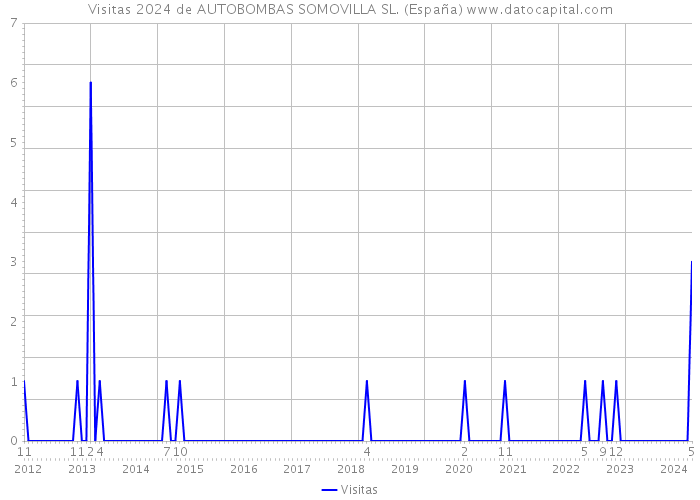 Visitas 2024 de AUTOBOMBAS SOMOVILLA SL. (España) 