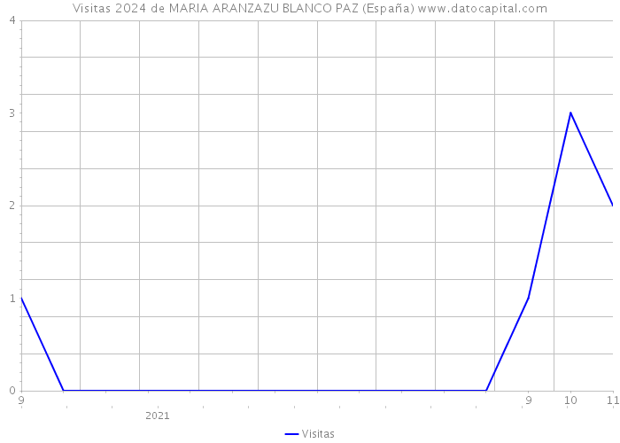 Visitas 2024 de MARIA ARANZAZU BLANCO PAZ (España) 