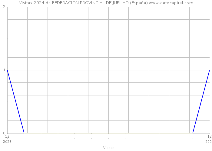 Visitas 2024 de FEDERACION PROVINCIAL DE JUBILAD (España) 