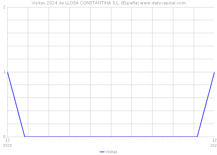 Visitas 2024 de LLOSA CONSTANTINA S.L. (España) 