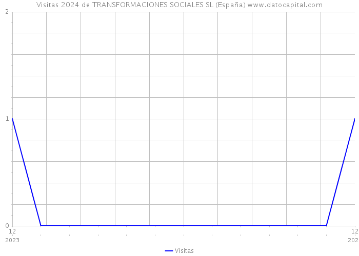 Visitas 2024 de TRANSFORMACIONES SOCIALES SL (España) 