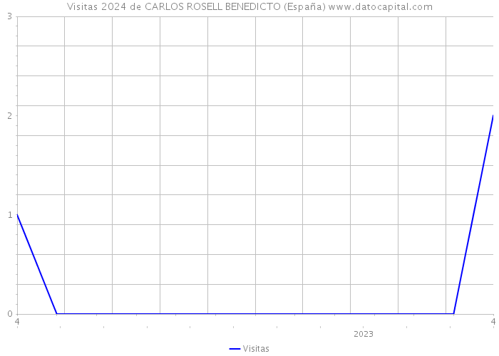 Visitas 2024 de CARLOS ROSELL BENEDICTO (España) 