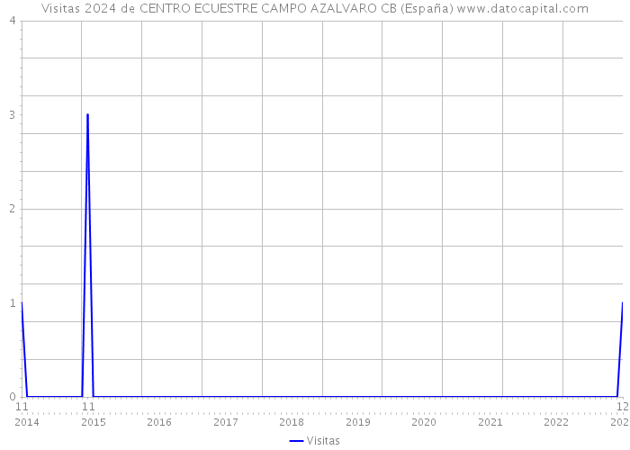 Visitas 2024 de CENTRO ECUESTRE CAMPO AZALVARO CB (España) 