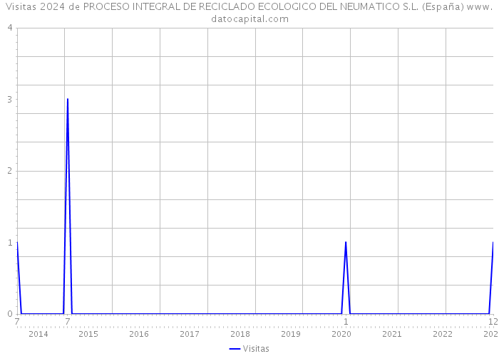 Visitas 2024 de PROCESO INTEGRAL DE RECICLADO ECOLOGICO DEL NEUMATICO S.L. (España) 