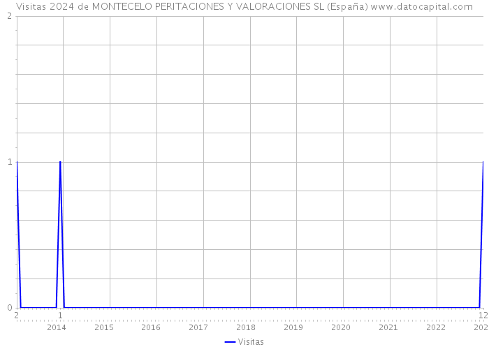 Visitas 2024 de MONTECELO PERITACIONES Y VALORACIONES SL (España) 