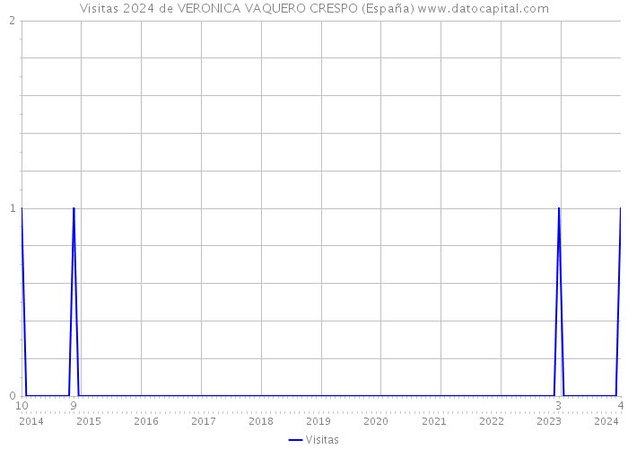 Visitas 2024 de VERONICA VAQUERO CRESPO (España) 