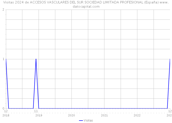 Visitas 2024 de ACCESOS VASCULARES DEL SUR SOCIEDAD LIMITADA PROFESIONAL (España) 