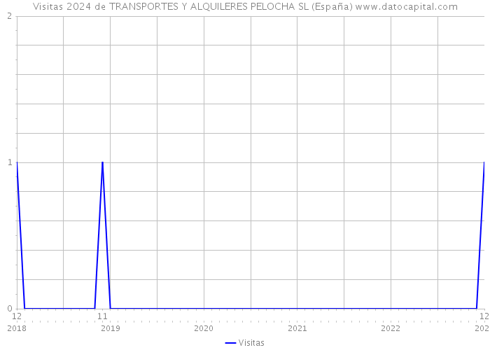 Visitas 2024 de TRANSPORTES Y ALQUILERES PELOCHA SL (España) 