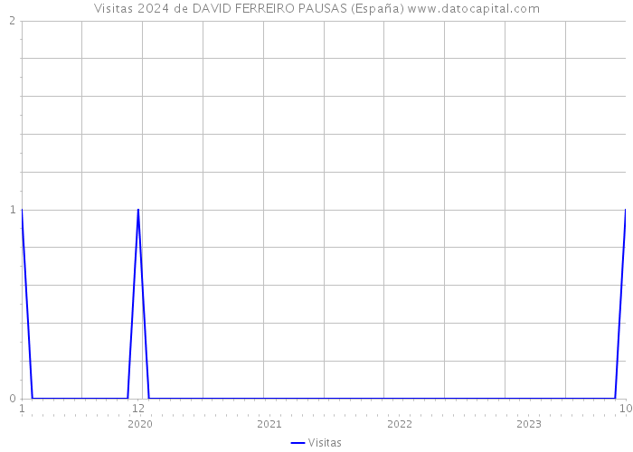 Visitas 2024 de DAVID FERREIRO PAUSAS (España) 