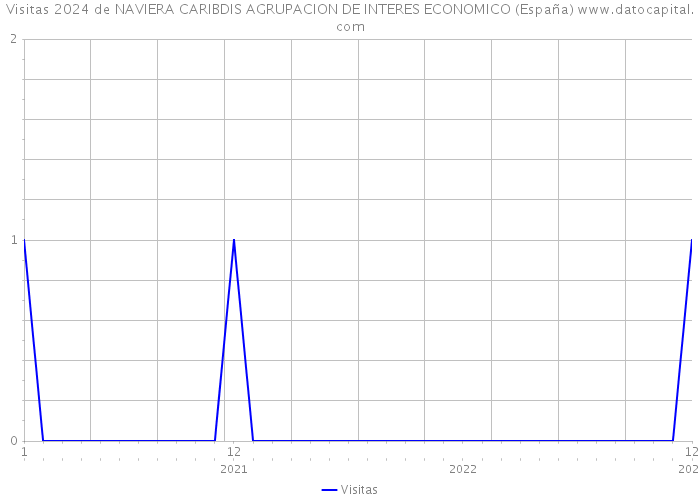 Visitas 2024 de NAVIERA CARIBDIS AGRUPACION DE INTERES ECONOMICO (España) 