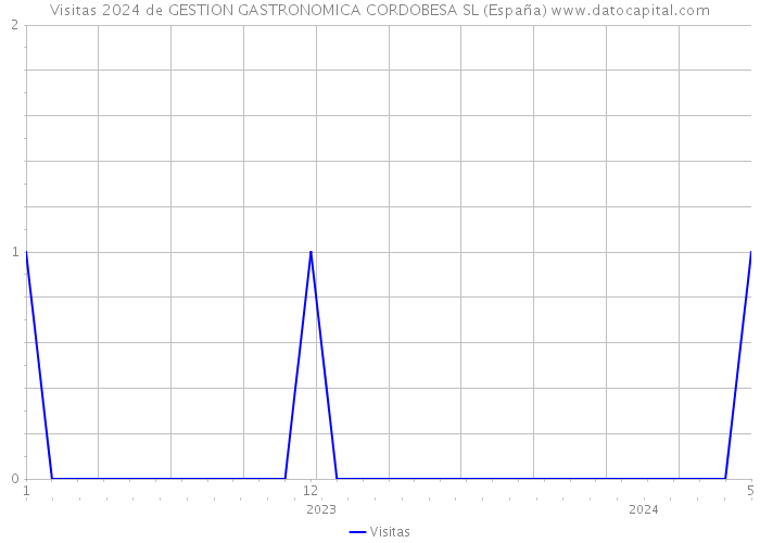 Visitas 2024 de GESTION GASTRONOMICA CORDOBESA SL (España) 