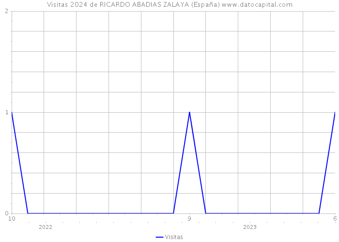 Visitas 2024 de RICARDO ABADIAS ZALAYA (España) 