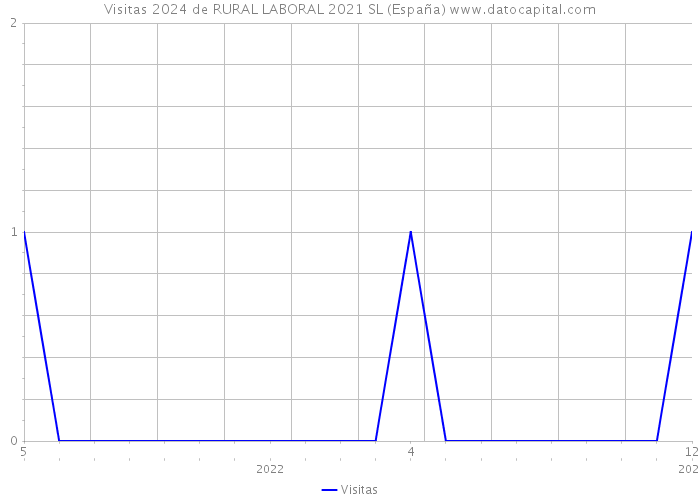 Visitas 2024 de RURAL LABORAL 2021 SL (España) 