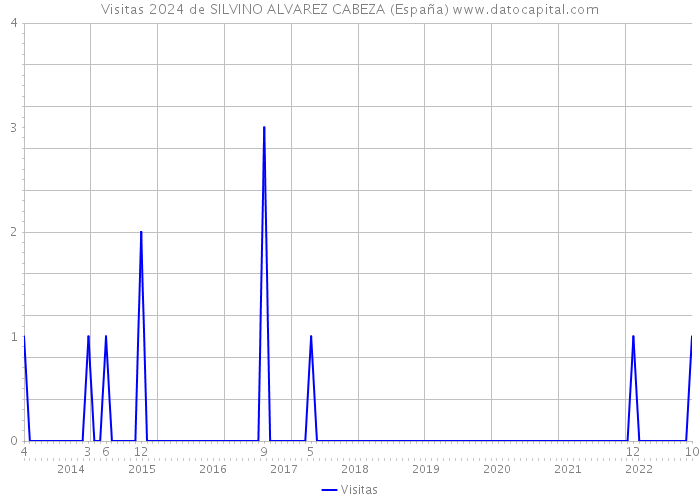 Visitas 2024 de SILVINO ALVAREZ CABEZA (España) 